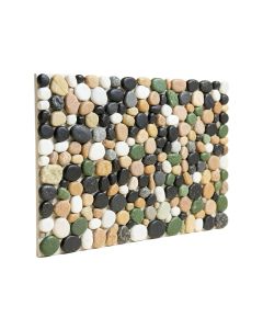 Beveled Natural Stone Pebbles / Rocks Mosaic Wall & Floor Tile