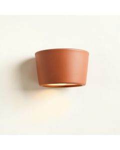 Meadow Branch Wall Sconce Mounted On A Plain Wall - Terracotta (synthetic illustration; no displayed measurements)