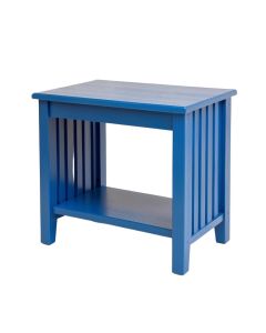 Cliff Arc Small Writing Desk - Blue (synthetic illustration; no displayed measurements)