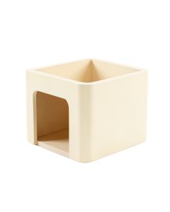 River Bend Empty Furniture-Style Litter Enclosure - Cream (synthetic illustration; no displayed measurements)