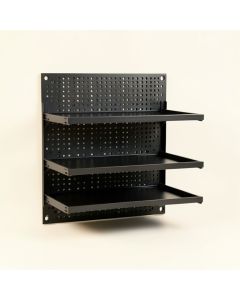 Cliff Bend Empty Wall-Mounted Tool Organizer Panel - Black (synthetic illustration; no displayed measurements)