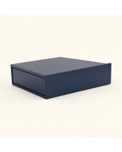 Juniper Branch Desktop Monitor Riser - Navy (synthetic illustration; no displayed measurements)