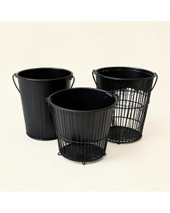 3 Piece Metal/Wire Basket Set (synthetic illustration; no displayed measurements)