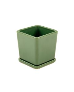 Summit Arc Empty Planter - Green (synthetic illustration; no displayed measurements)