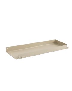 Rowan Crest Empty Under-Desk Cable Tray - Beige (synthetic illustration; no displayed measurements)