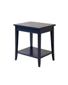 Aspen Bend Side Table - Navy (synthetic illustration; no displayed measurements)