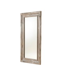 Ciaran Hammered Coastal Beveled Distressed Full Length Mirror