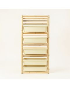 River Arc Empty Vertical Garden Frame - Cream (synthetic illustration; no displayed measurements)