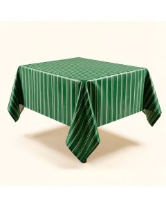 Jodi Striped Plastic/Vinyl Tablecloth (synthetic illustration; no displayed measurements)