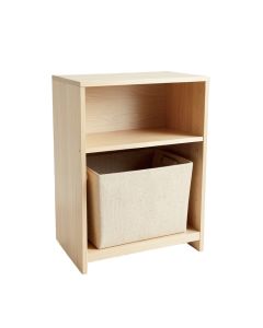 Hill Canyon Freestanding Pull-Out Hamper Cabinet - Beige (synthetic illustration; no displayed measurements)