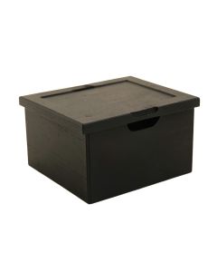Willow Arc Low Toy Storage Unit - Black