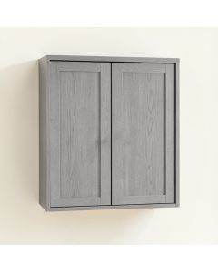 Reed Bridge Wall-Mounted Entry Cabinet - Gray (synthetic illustration; no displayed measurements)