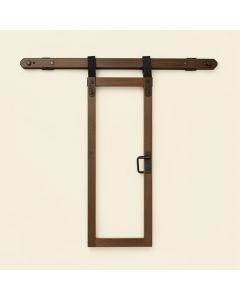 Classic Straight Strap Sliding Standard Single Track Barn Door Hardware Kit (synthetic illustration; no displayed measurements)