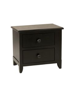 Linden Edge Nightstand - Black (synthetic illustration; no displayed measurements)