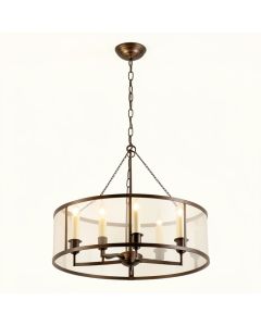 Edmonds 5-Light Candle Style Drum Chandelier (synthetic illustration; no displayed measurements)