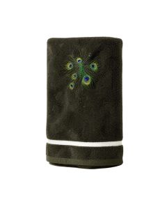 Addison Letter A Victorian With Peacock Hiding Hand Towel