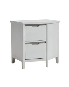 Crary 2 - Drawer Nightstand In Light Gray (synthetic illustration; no displayed measurements)
