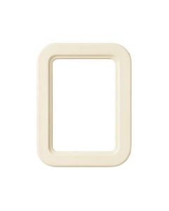 Lake Arc Framed Wall Mirror - Cream