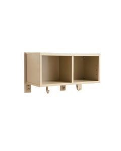 Bay Edge Wall-Mounted Entryway Organizer Shelf - Beige