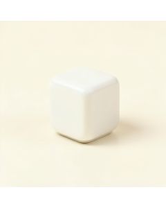 Meadow Bridge Cabinet Knob Without Packaging - White (synthetic illustration; no displayed measurements)