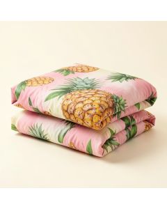 Mikel Pineapples Reversible Comforter Set (synthetic illustration; no displayed measurements)