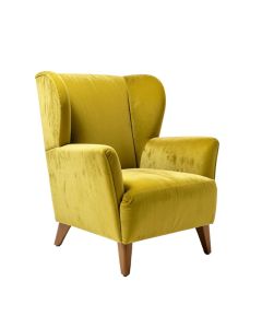 26 '' Wide Velvet Wingback Chair