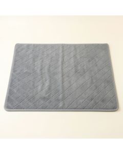 Stone Dell Bath Mat - Gray (synthetic illustration; no displayed measurements)
