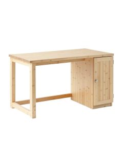 Hazel Bridge Empty Workshop Workbench - Ivory (synthetic illustration; no displayed measurements)