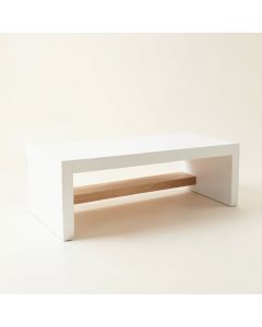 Summit Canyon Coffee Table - White (synthetic illustration; no displayed measurements)