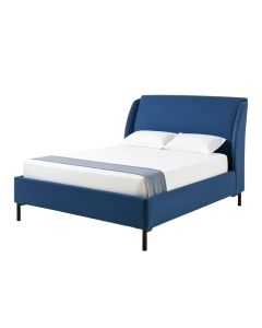 Draeger Upholstered Wingback Bed
