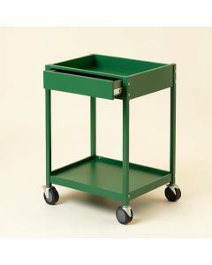 Pine Arc Empty Rolling Workshop Cart (synthetic illustration; no displayed measurements)