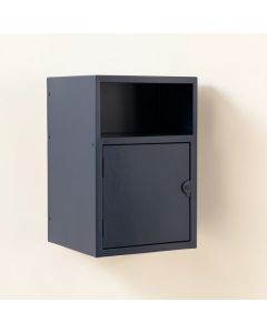 Harbor Brook Wall-Mounted Entry Cabinet - Navy (synthetic illustration; no displayed measurements)