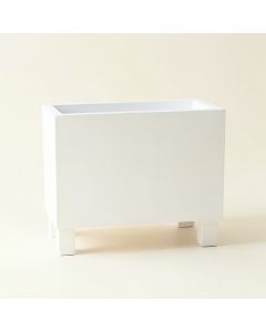 Rowan Arc Empty Raised Planter - White (synthetic illustration; no displayed measurements)