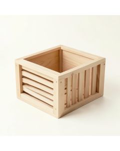 River Crossing Empty Furniture-Style Litter Enclosure - Beige (synthetic illustration; no displayed measurements)