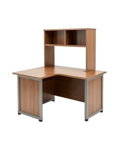 Masala Reversible L-Shape Executive Desk With Hutch (synthetic illustration; no displayed measurements)