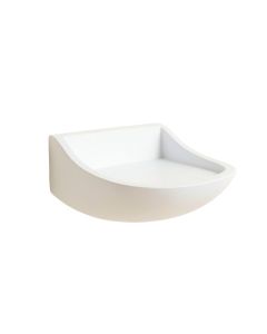 Ash Brook Wall-Mounted Cat Perch - White