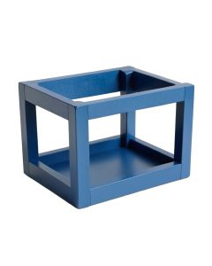 Birch Brook Empty Furniture-Style Pet Crate - Blue