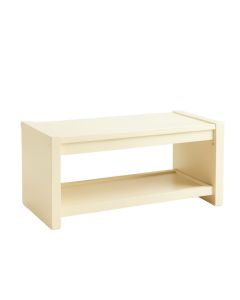 Clay Field Indoor Bench - Cream (synthetic illustration; no displayed measurements)