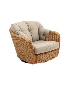 Eddins 28.75 '' Wide Tufted Polyester Swivel Papasan Chair (synthetic illustration; no displayed measurements)