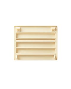 Dune Bend Empty Wall-Mounted Tool Organizer Panel - Ivory