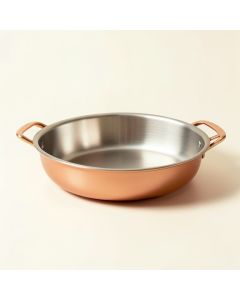 Ayesha Curry 15 '' Non Stick Stainless Steel Roasting Pan (synthetic illustration; no displayed measurements)