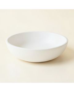 Stone Arc Dining Bowl - White (synthetic illustration; no displayed measurements)