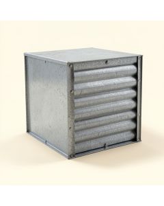 64 '' X 35 '' Galvanized Steel Log Store (synthetic illustration; no displayed measurements)