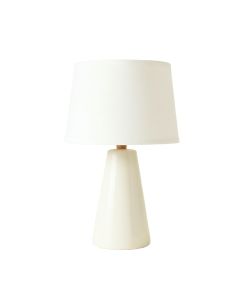 Aspen Bend Table Lamp With A Plain Fabric Shade - White (synthetic illustration; no displayed measurements)