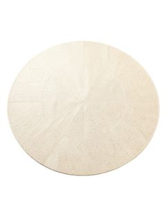 Vale Bend Round Area Rug - Cream (synthetic illustration; no displayed measurements)