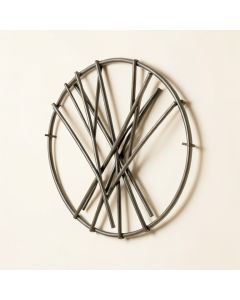 Abstract Iron Sticks Round Wall Décor (synthetic illustration; no displayed measurements)