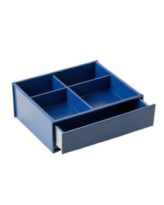 Harbor Bluff Empty Coffee-Station Organizer - Blue