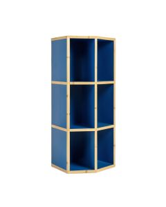 Laurel Dell Narrow Cubby Tower - Blue