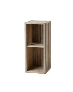 Vale Bridge Narrow Cubby Tower - Gray