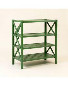 Shore Bluff Empty Seed-Starting Shelving Unit Without Lights - Green (synthetic illustration; no displayed measurements)